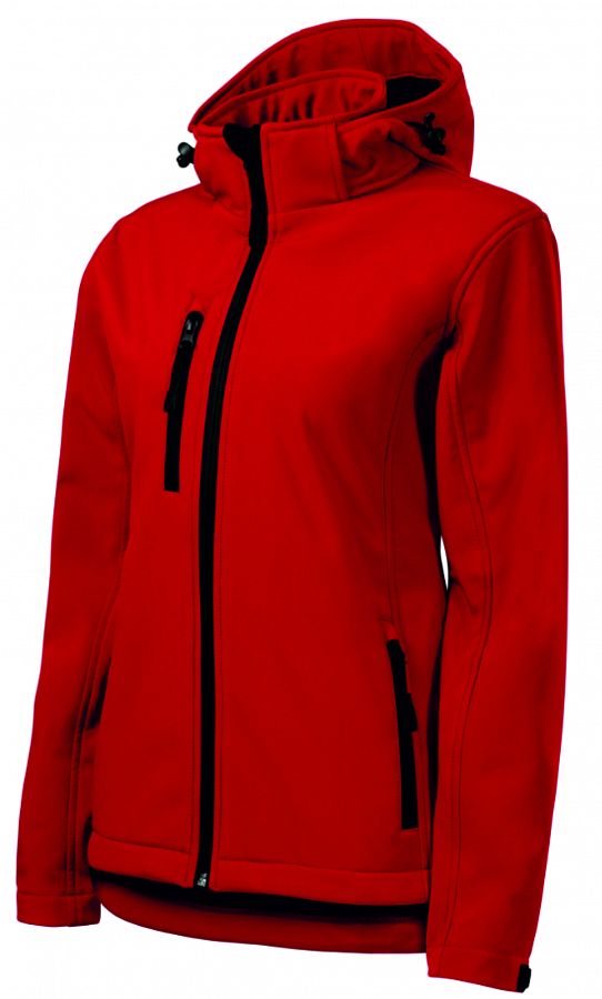 Dámská bunda softshellová Performance 521 s kapucí červená